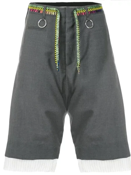 Pantaloni scurți R13 gri