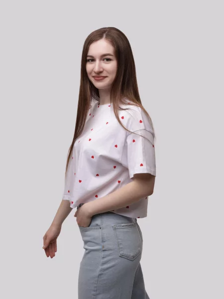 Футболка Andin белая