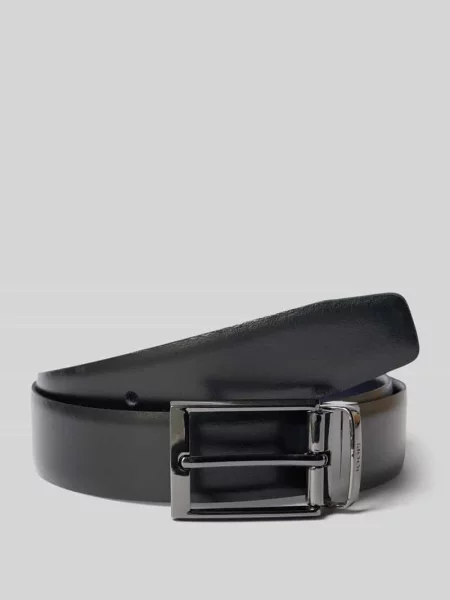 Dwustronny ze skóry naturalnej Joop! Collection granatowy