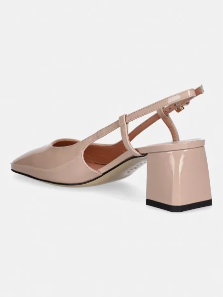 Pollini bőr flip-flop bézs