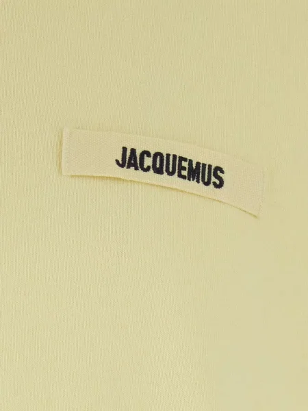 Tricou Jacquemus cu autograf galben