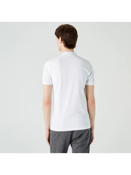 Lacoste Koszulka Polo Slim Fit biała