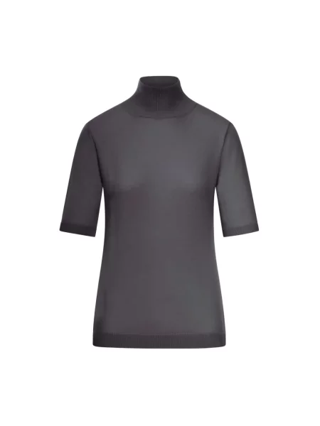 Lniany golf golf Max Mara czarny