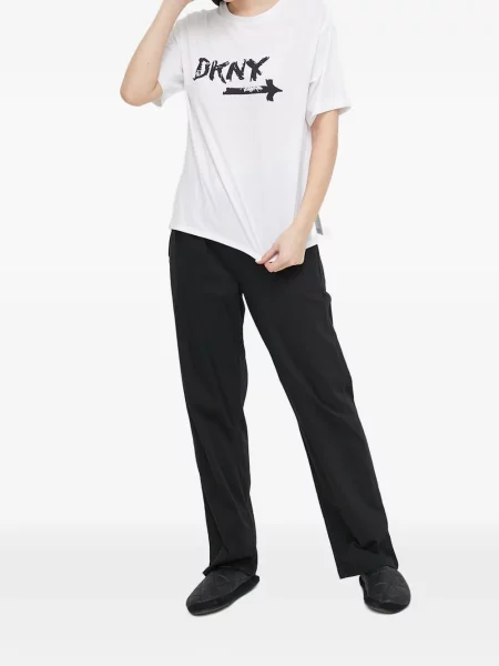 Top Dkny cu imagine alb