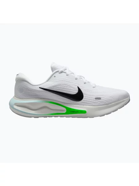 Férfi futócipő NikeJourney Run white/green strike/glacier blue/black. Méret: 46 EU fehér