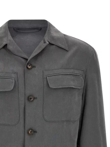 Košile Pal Zileri šedá