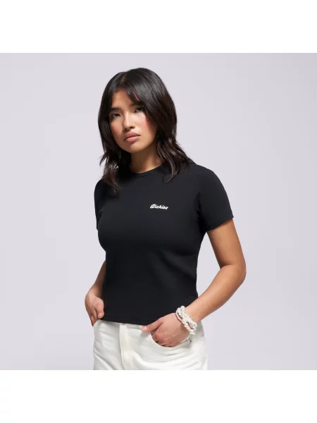 Dickies T-Shirt Lewistown Embro Ss Tee W czarna