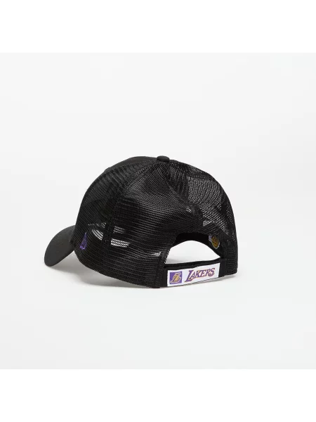 Шапка New Era Los Angeles Lakers Trucker Cap Black Universal черно