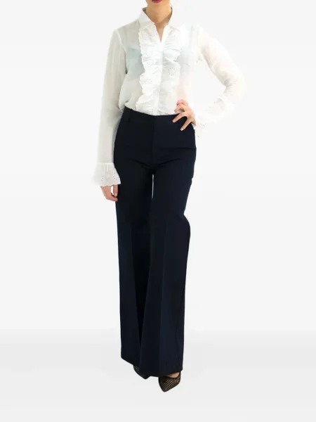 Cămașă Frame cu volane alb