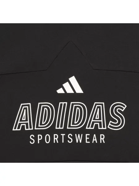 Majica s kapuljačom Adidas crna