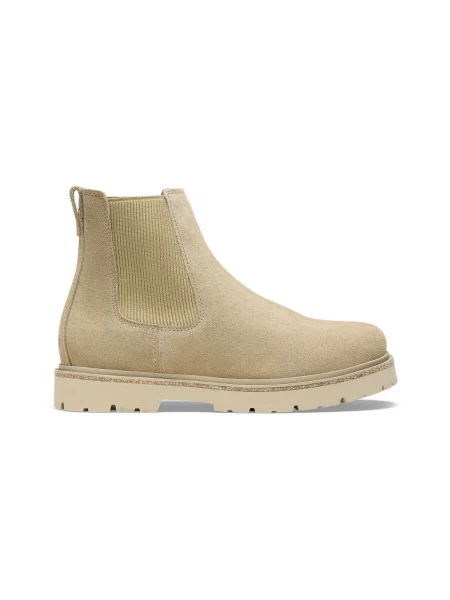 Kožne čizmice Birkenstock slip-on bež