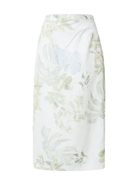 GUESS Fustă MIRIAM opal / oliv / verde pastel alb