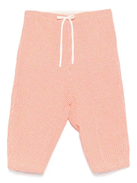 Spodnie Forme D’expression w kratkę czerwone