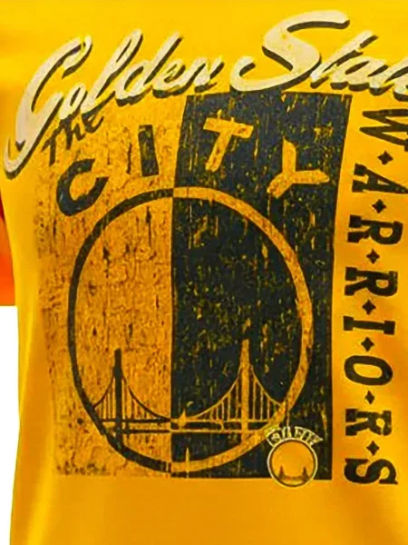 Tricou Mitchell & Ness galben