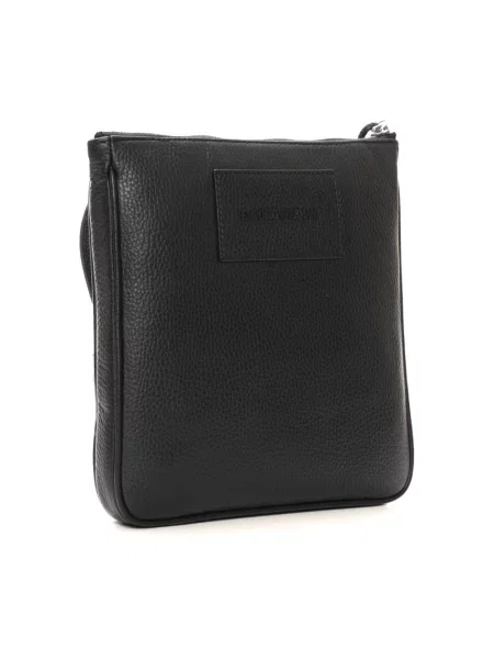 Torba crossbody Emporio Armani skórzana czarna