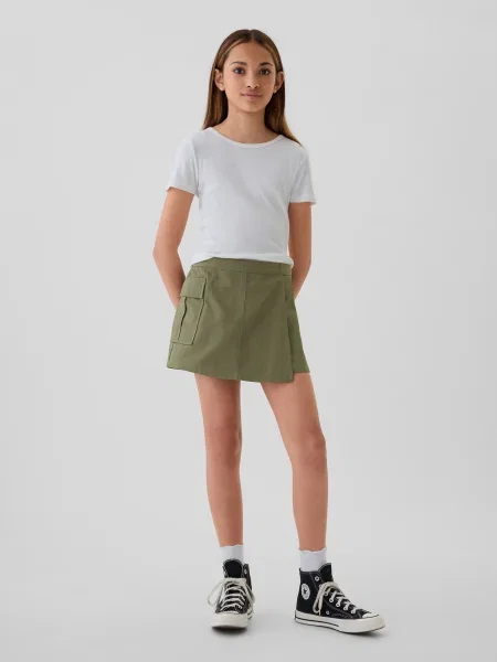 Krátka mini sukňa Gap zelená