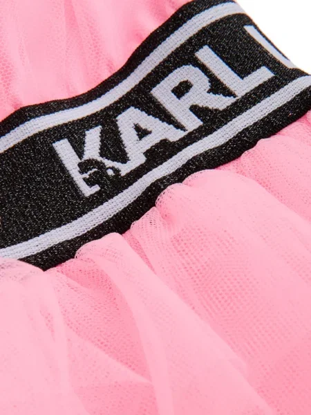 Sukienka dziecięca Karl Lagerfeld różowa
