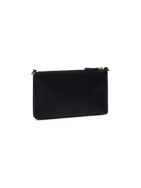 Rucsac Pinko fără toc din piele negru