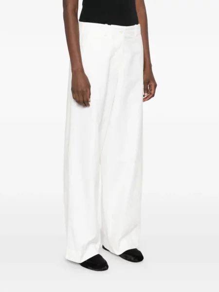 Pantaloni The Row alb