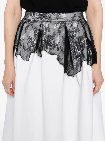 Fustă Ych cu model floral din dantelă