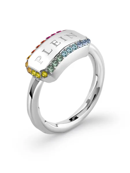 Inel Philipp Plein argintiu