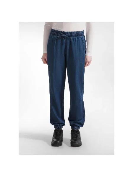 Pantaloni de jogging Deha din lyocell albastru