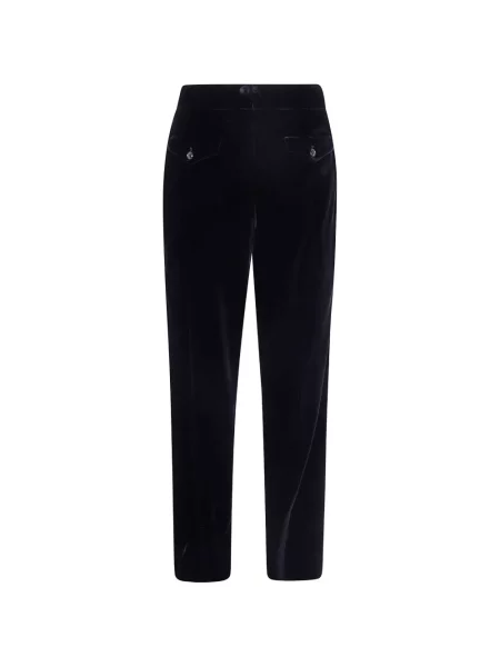 Pantaloni Giorgio Armani de catifea negru