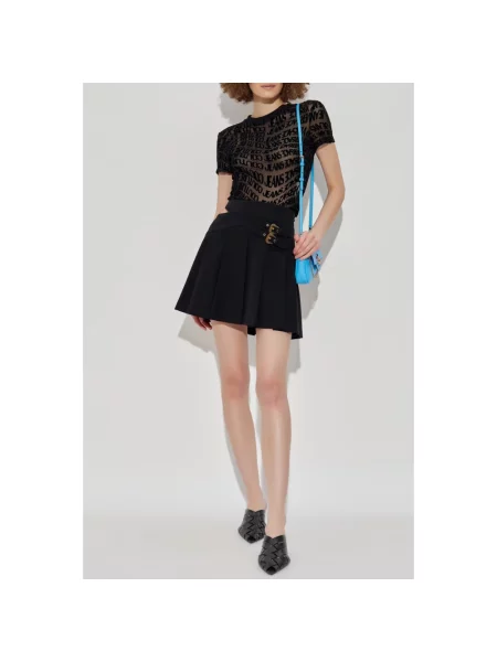 Spódnica jeansowa Versace Jeans Couture czarna
