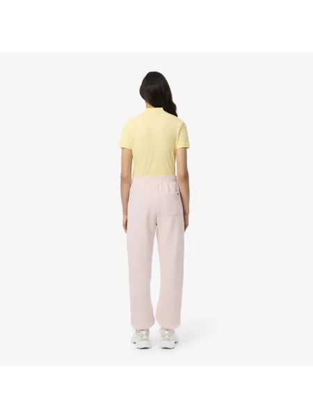 Lacoste Spodnie Dresowe Piqué różowe