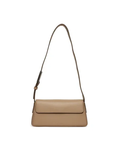 Táska Calvin Klein Jeans Belted Small Shoulder Bag bézs