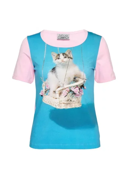 Tricou Ashley Williams cu imagine roz