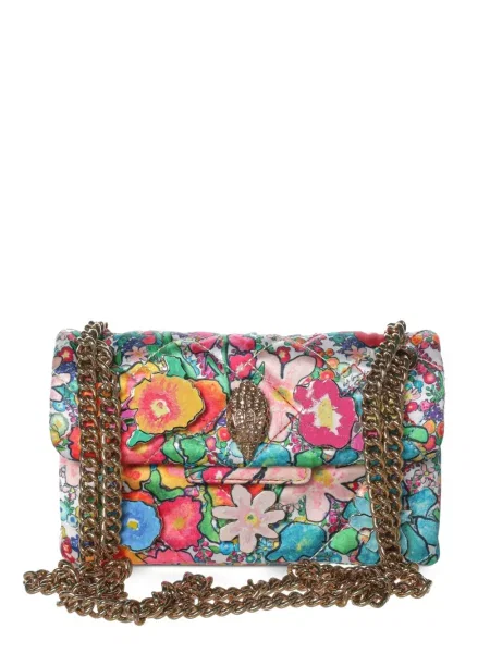 Geantă Kurt Geiger London cu model floral cu imagine albastru