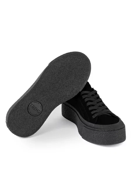 Замшевые кеды Oldcom черные