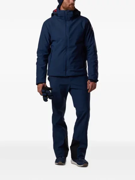Geacă Rossignol cu glugă softshell albastru