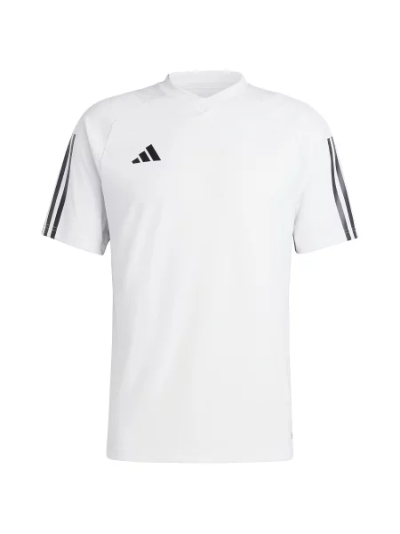 Tricou Adidas din jerseu alb