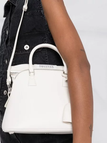 Mini kabelka Maison Margiela bílá