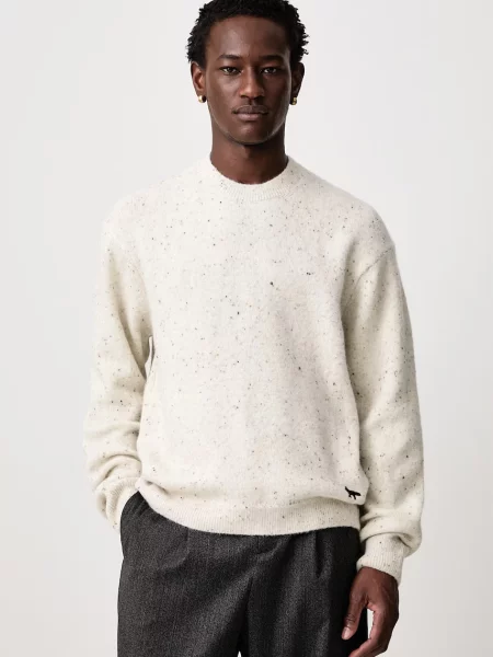 Maison Kitsuné Profile Fox sweter z wełną