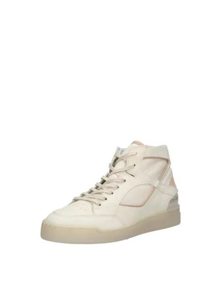 Sneakersy Mjus sznurowane skórzane białe