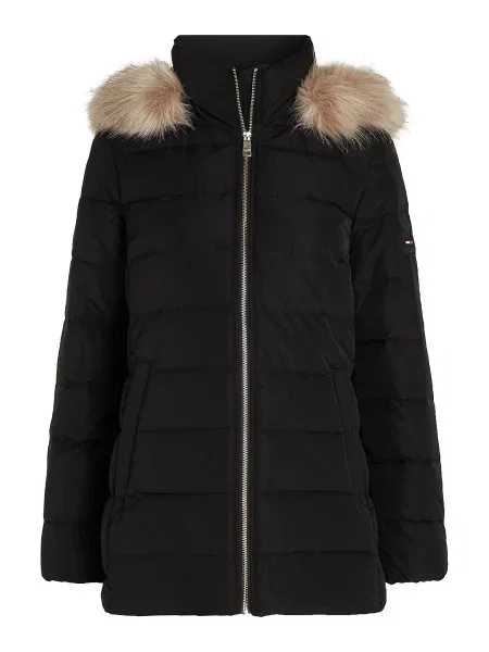 Tommy Hilfiger Geacă din puf negru