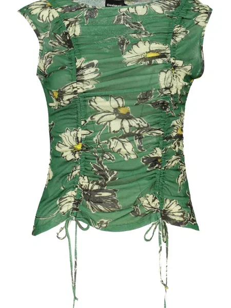 Top Desigual verde