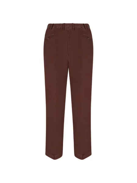 Pantaloni Dell'oglio de catifea cord maro