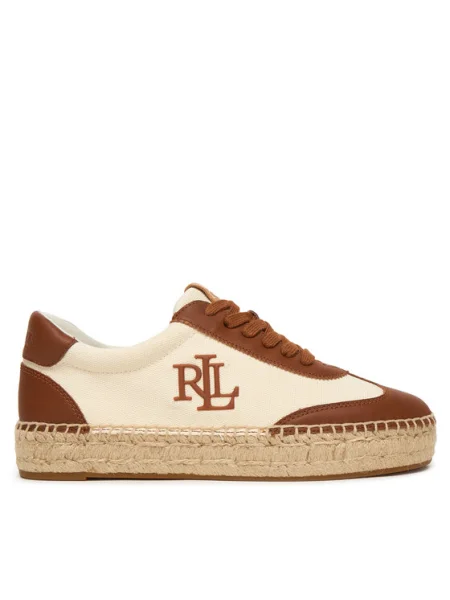LAUREN RALPH LAUREN Espadrile Luize alb