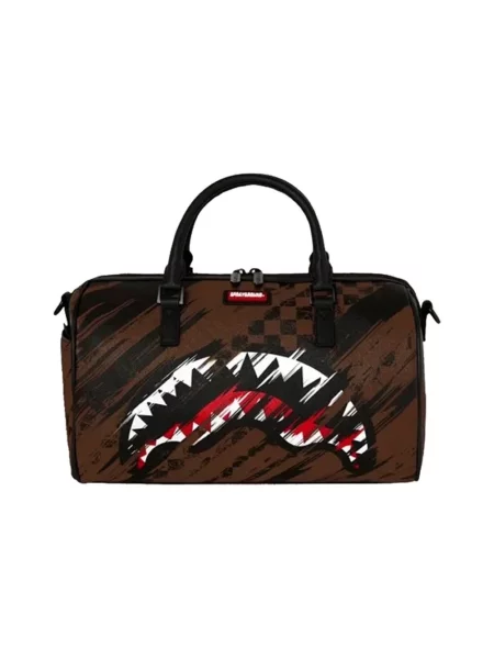 Torba Sprayground w stylu grunge brązowa