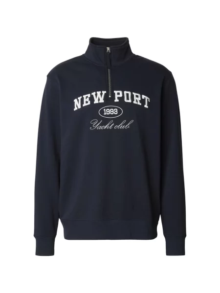 INDICODE JEANS Mikina Russel námořnická modř bílá