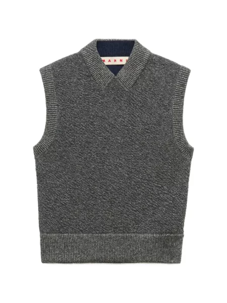 Vestă Marni de lână gri