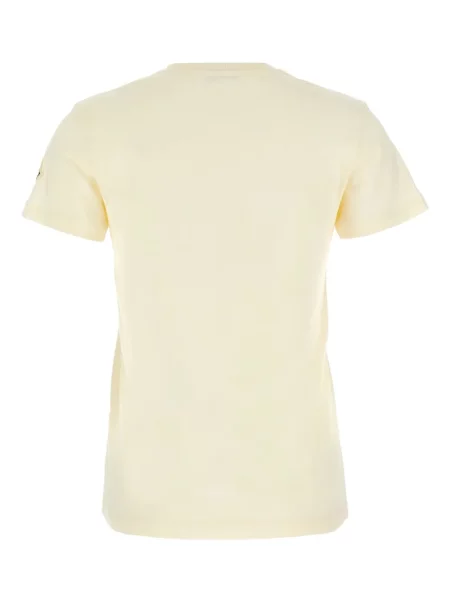 Tricou Moncler cu broderie alb