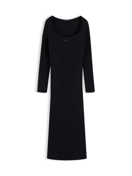 Tommy Jeans Rochie negru