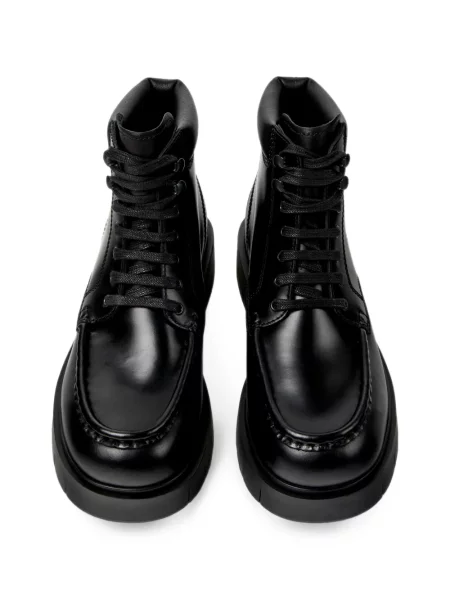 Botine Camper cu șireturi din dantelă negru