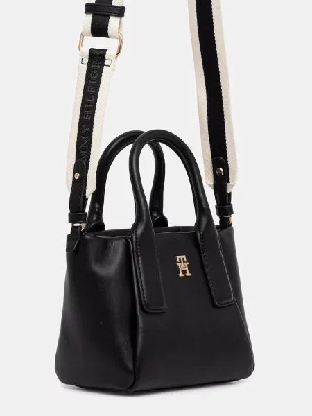 Rucsac Tommy Hilfiger din piele negru