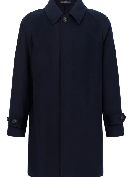 Boggi Milano Zimní kabát námořnická modř